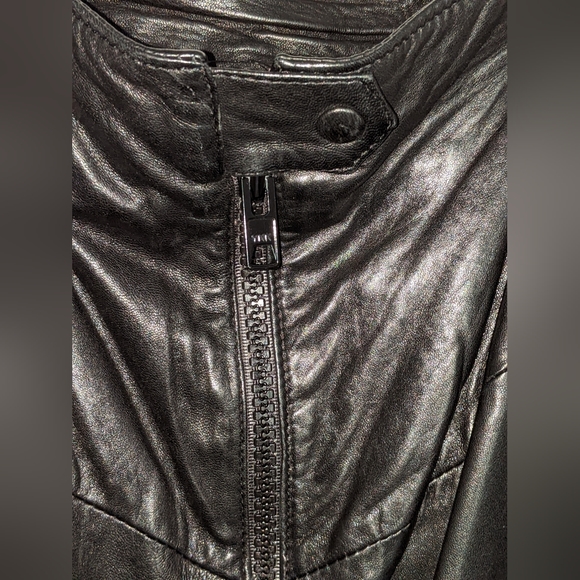 Butter Soft Leather Midi Skirt - Picture 2 of 13